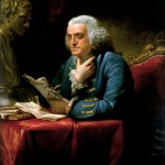 El físico Benjamín Franklin, inventor del pararrayos, y uno de los Padres Fundadores de los Estados Unidos.