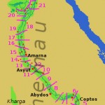 Nomos (subdivisiones territoriales) del antiguo Egipto.