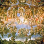 El Juicio Final (Capilla Sixtina), de Miguel Ángel (1475-1564), es un enorme conjunto pictórico al fresco extraído del Apocalipsis de san Juan.