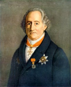 Goethe (1749-1832) fue un poeta, novelista, dramaturgo y científico alemán que ayudó a fundar el romanticismo, movimiento al que influenció profundamente.