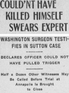 Experto jura que no pudo suicidarse (Los Angeles Herald, agosto 1909).
