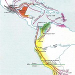 Mapa de los conquistadores.