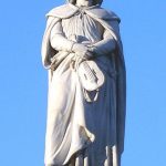 Estatua de Walther von der Vogelweide, se le considera el más importante poeta en alemán de la Edad Media.
