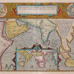 Mapa del geógrafo y cartógrafo flamenco Abraham Ortelius, Ámsterdam 1597: en la esquina superior derecha dice ‘Hyper Borei’ y muestra un continente que ocupa toda el área polar.
