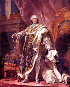 Luis XV de Francia (1710-1774), llamado el Bien Amado.