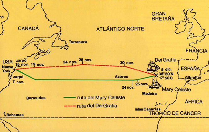 La extraña historia del Mary Celeste