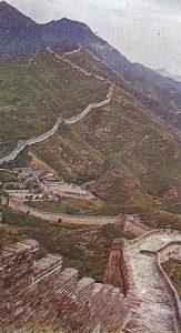 La Gran Muralla, símbolo del aislamiento de China y de su secular hostilidad a la penetración extranjera.